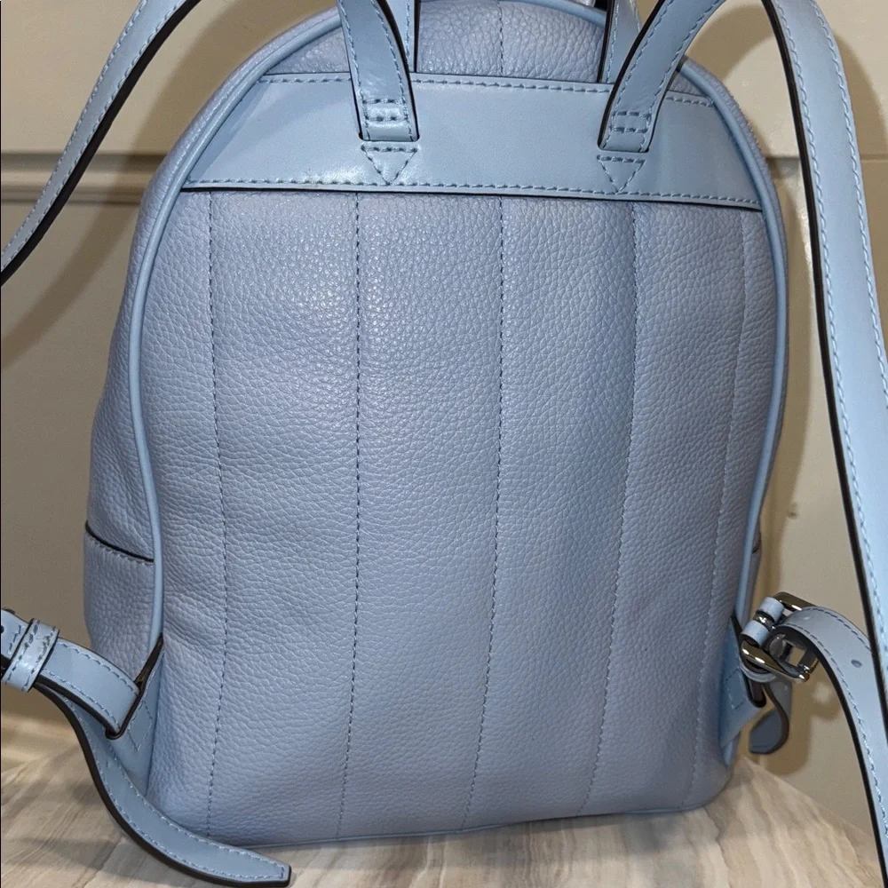 Michael Kors Kenly Blue Leather Studded Backpack